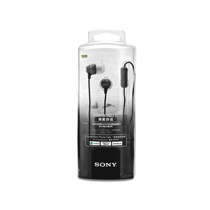 EARPHONES Sony MDR-EX15AP (PRETO) - NOVO