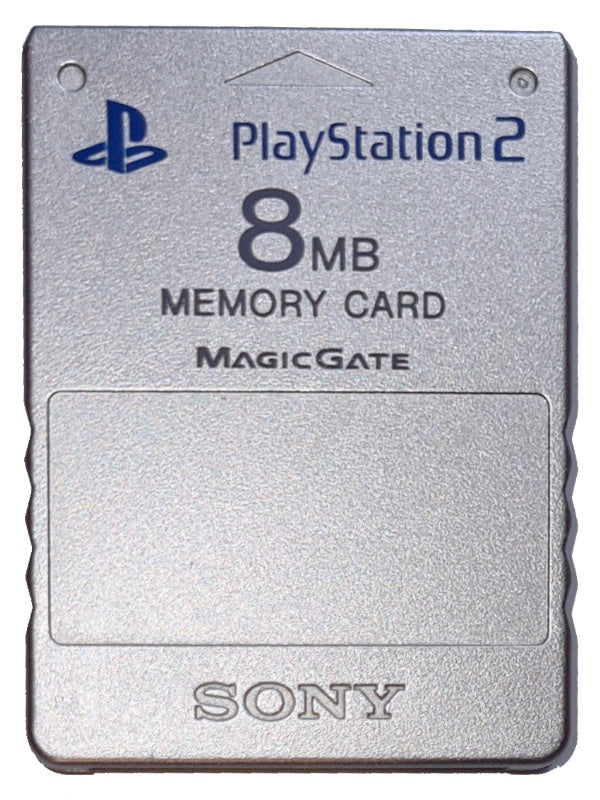 PS2 OFICIAL MEMORY CARD SILVER SCPH-10020 - USADO