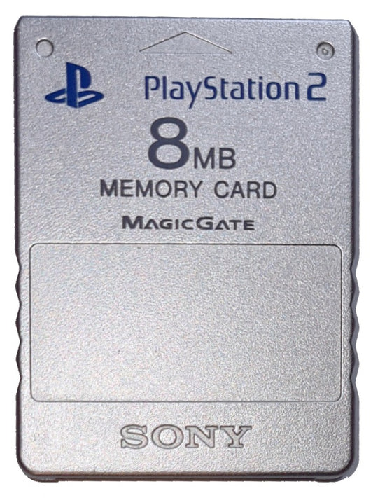 PS2 OFICIAL MEMORY CARD SILVER SCPH-10020 - USADO