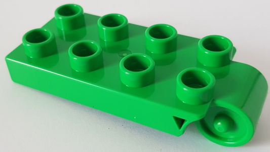 LEGO DUPLO PART 16686 Plate 2 x 5 with 8 Studs and Hinge - USADO
