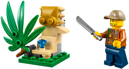 LEGO CITY Jungle Buggy Item No: 60156-1 (No Box, with instructions) - usado