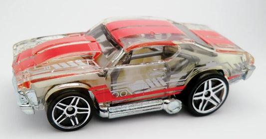 2013 ´69 CHEVELLE HW Racing: X‑Raycers Clear tint HOT WHEELS (LOOSE)