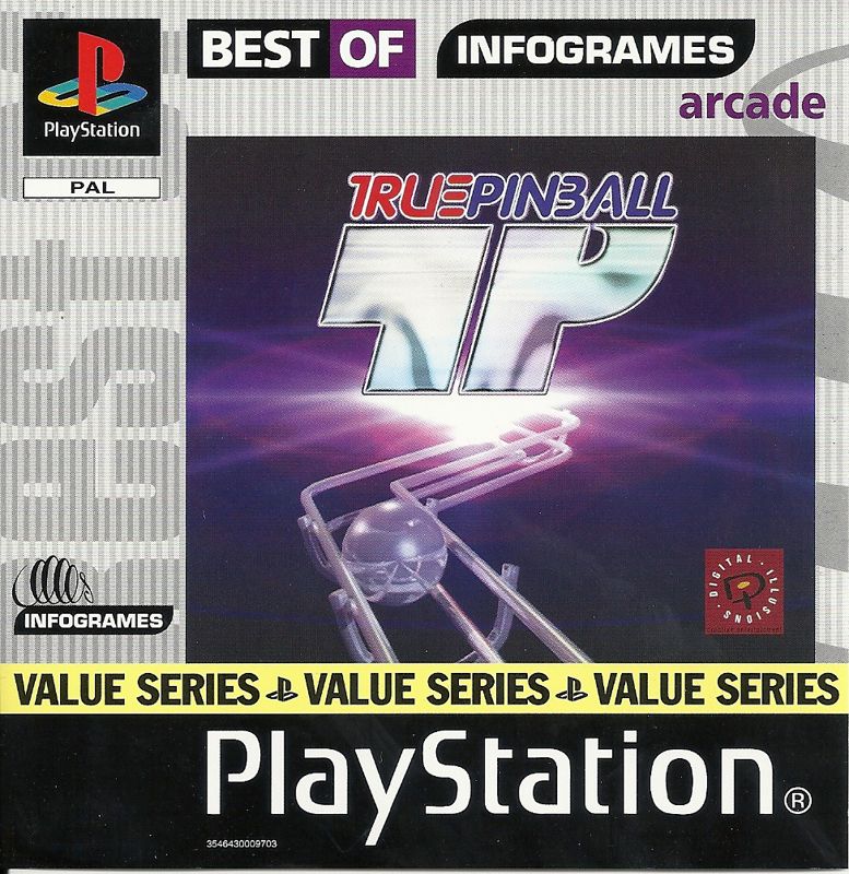 PS1 - True Pinball (VALUE SERIES) - Usado