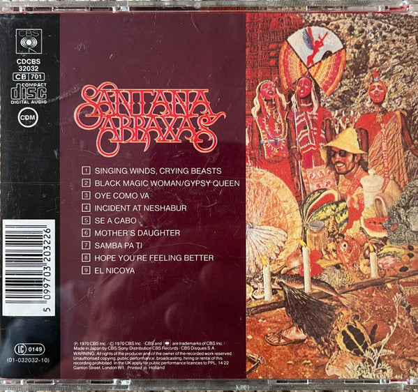 CD - Santana – Abraxas - USADO