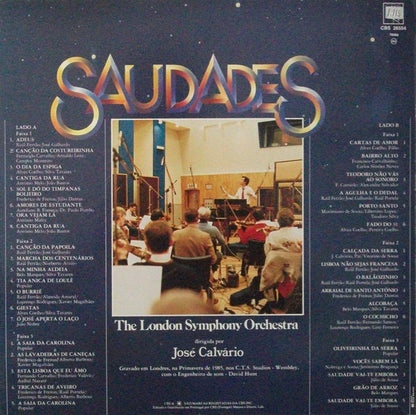 LP VINYL - The London Symphony Orchestra* Dirigida Por José Calvário – Saudades - USADO