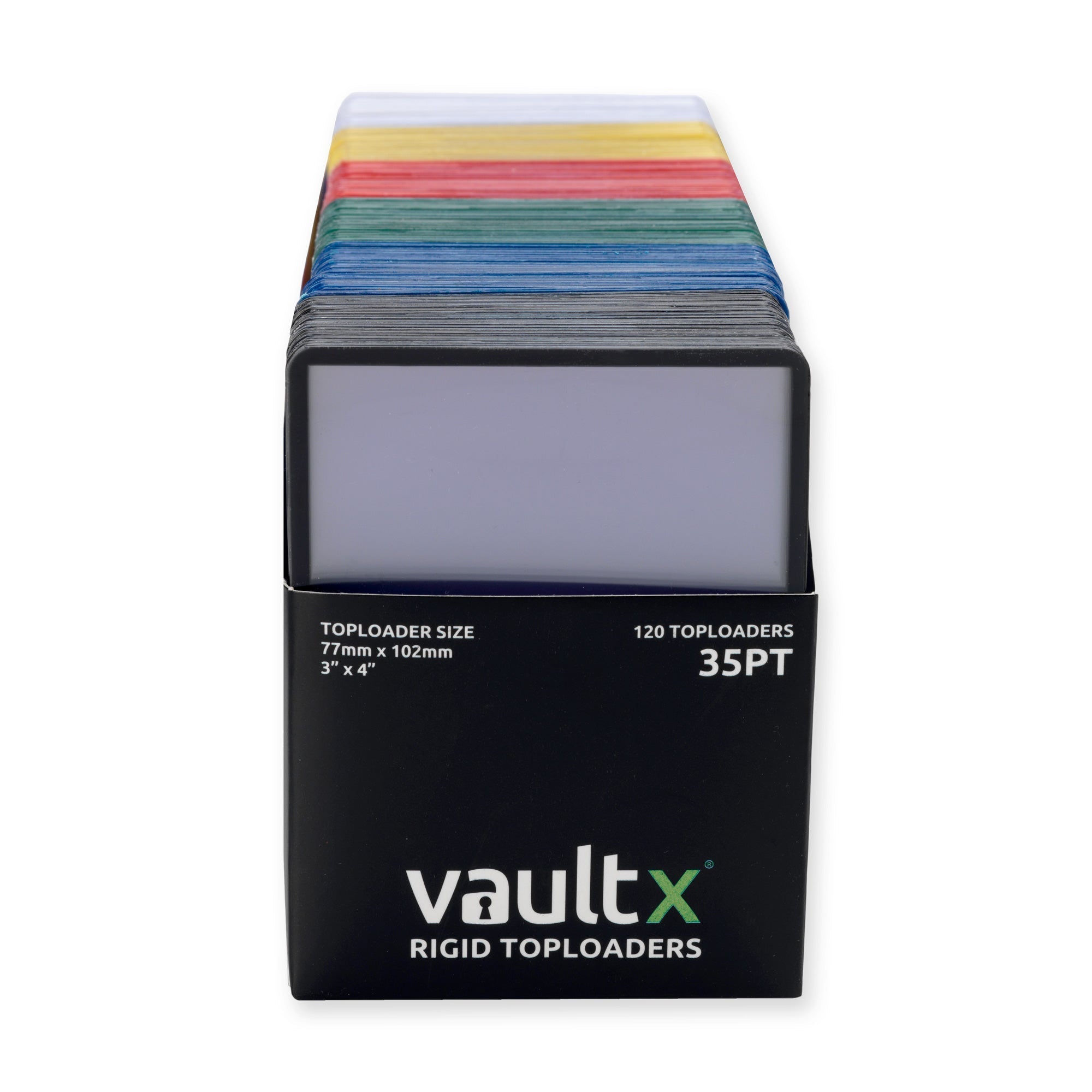 Vault X Seamless Rigid Toploaders 35pt (Colours) - 120 Pack