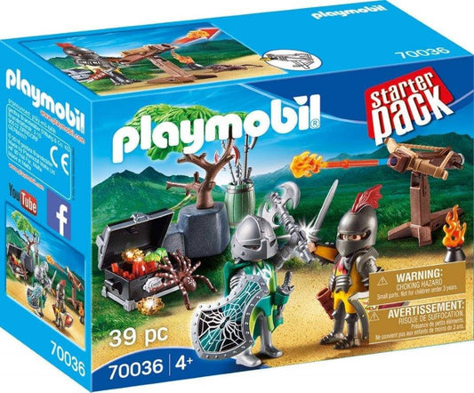 Playmobil Starter Pack Knight's Treasure Battle 70036 - NOVO