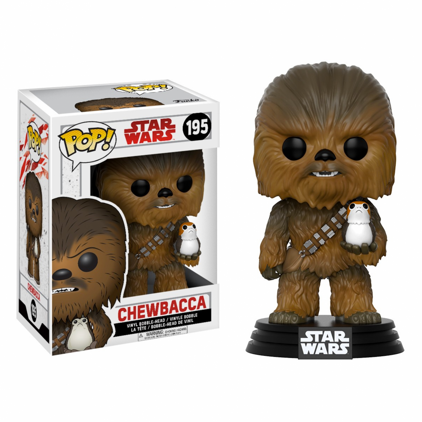 Funko POP! Star Wars Chewbacca With Porg #195