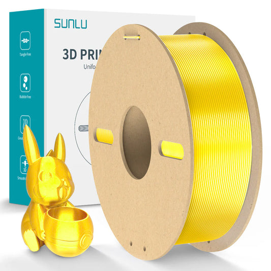 3dprint Sunlu - Silk PLA+  (Yellow) - 1,75 mm - 1 kg