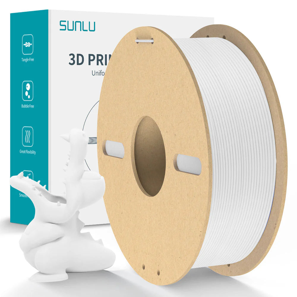 3dprint Sunlu -PLA MATTE (White) - 1,75 mm - 1 kg