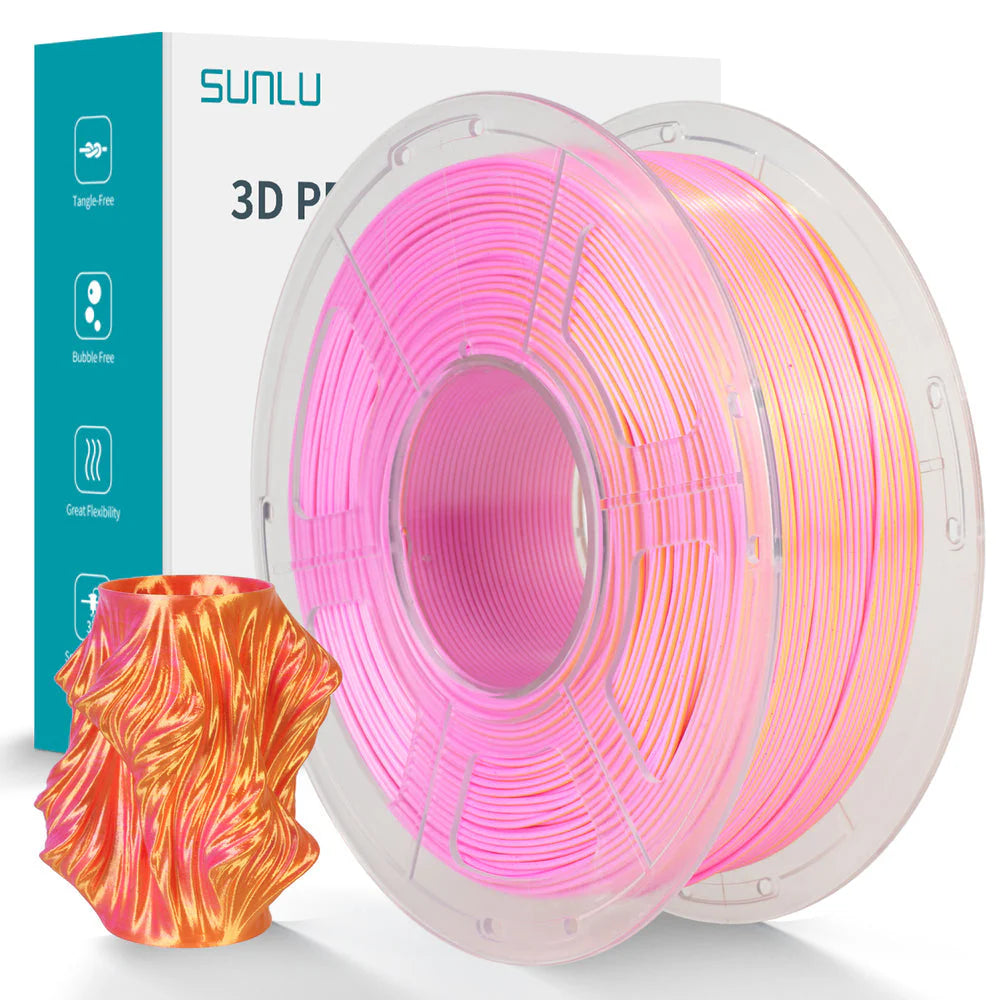 3dprint Sunlu - Silk PLA+ Dual (Gold Pink) -1,75 mm - 1 kg