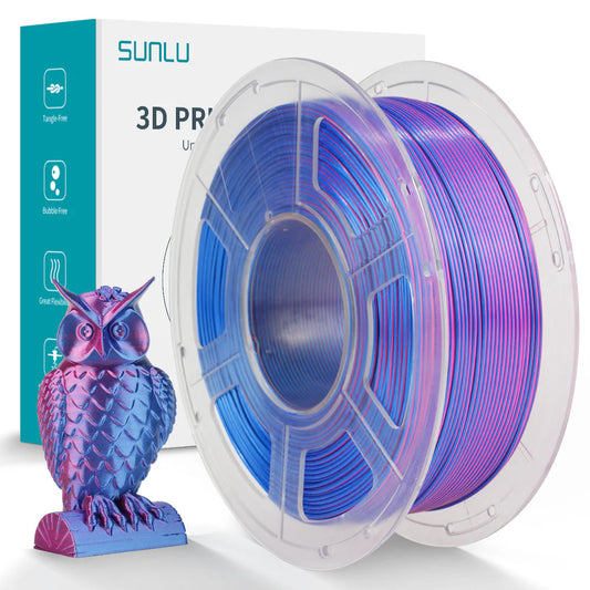 3dprint Sunlu - Silk PLA+ Dual (Red Blue) - 1,75 mm - 1 kg