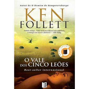 LIVRO O VALE DOS CINCO LEÕES- KEN FOLLETT- USADO