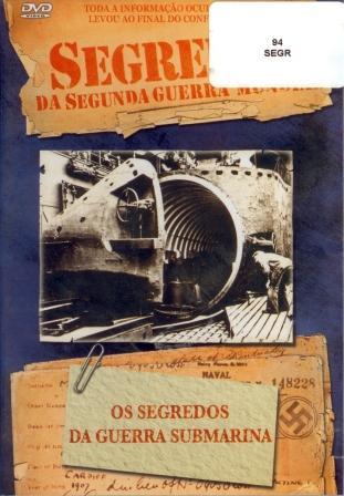 DVD Segredos da Segunda Guerra Mundial - Os Segredos da Guerra Submarina - USADO