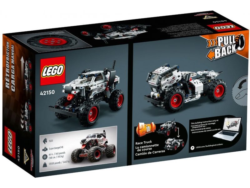 LEGO TECHNIC 42150 2 IN 1 Monster Jam Monster Mutt Dalmatian- NOVO