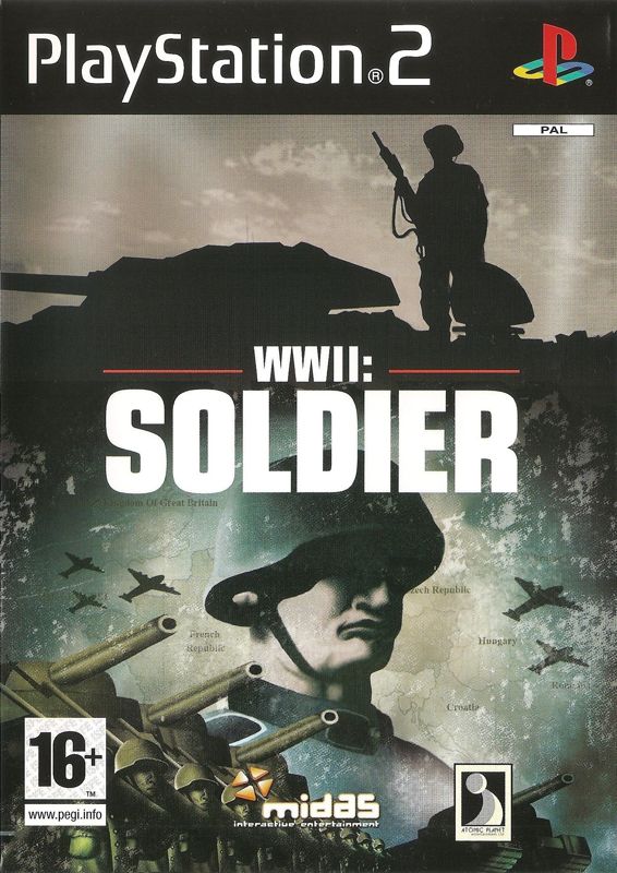 PS2 WWII SOLDIER - USADO