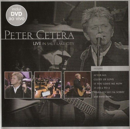 CD - PETER CETERA - LIVE IN SALT LAKE CITY - USADO