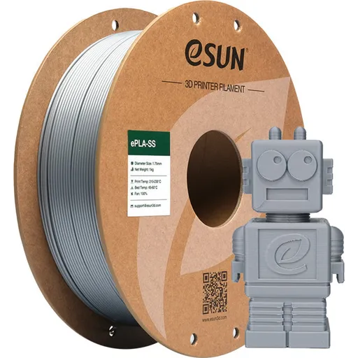 eSun Filament ePLA-SS Silver, 1.75 mm / 1000 g