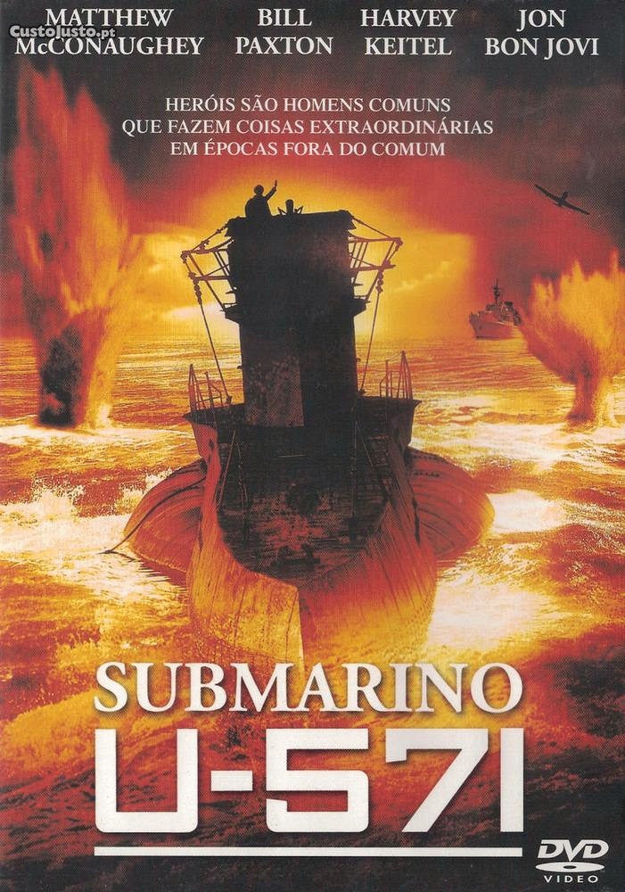 DVD Submarino U-571 - Usado