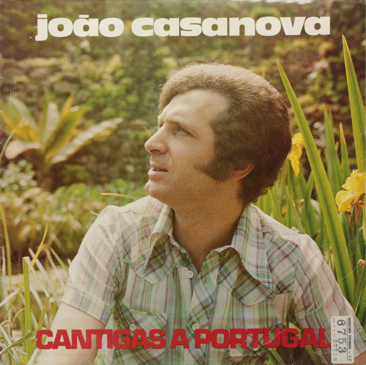 DISCO VINYL- JOAO CASANOVA CANTIGAS PORTUGAL- USADO