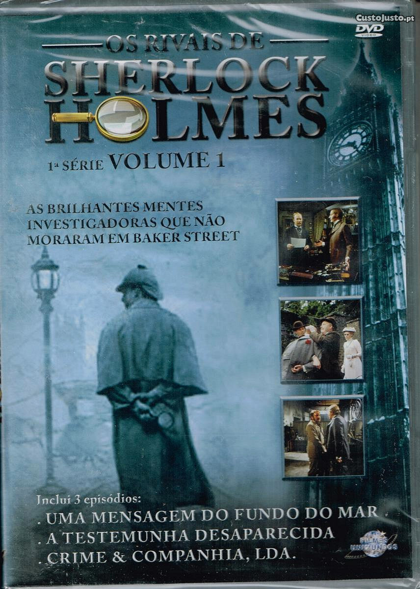 DVD  Os Rivais de Sherlock Holmes - USADO