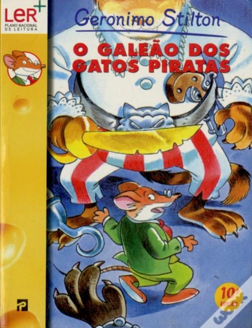 Livro Geronimo Stilton O Galeão dos Gatos Piratas #6 - USADO