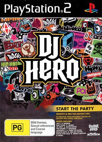 PS2 DJ Hero (nur Spiel) – Verwendung