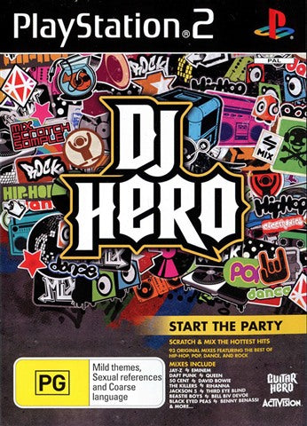 PS2 DJ Hero (Game Only) - Usado