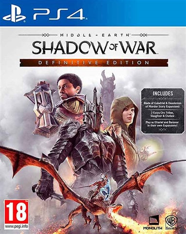 PS4 Middle-Earth: Shadow of War Definitive Edition (2 Disc) - USADO