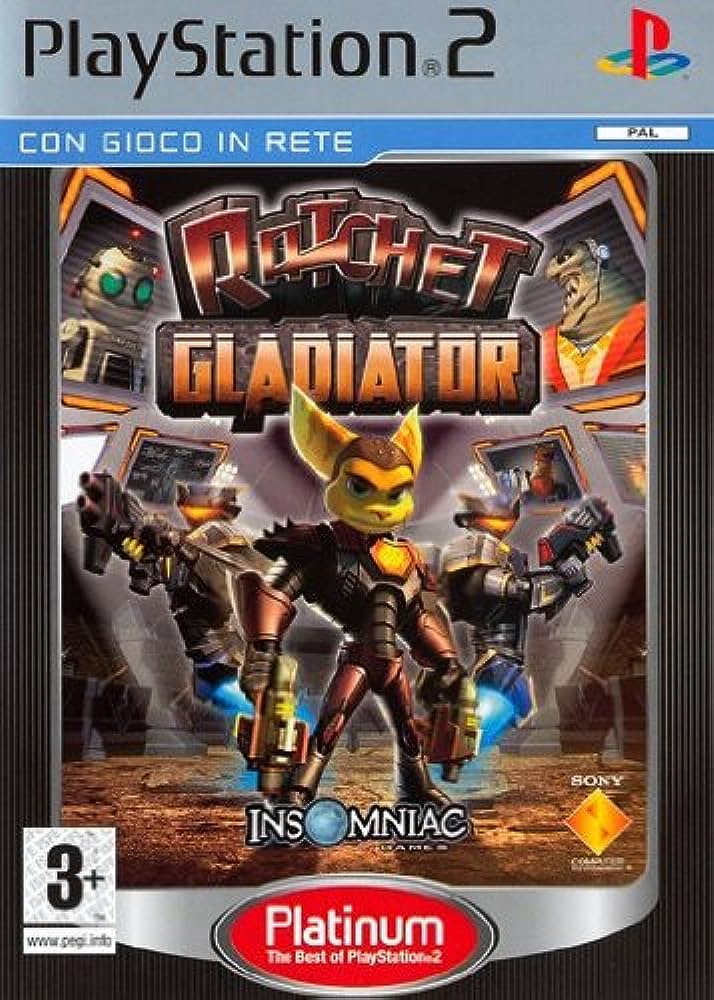 PS2 RATCHET  Gladiator (Platinum) - Usado