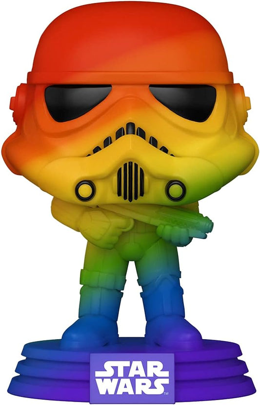 Funko POP Star Wars: Pride - Stormtrooper (Rainbow), Multicolor (no box)