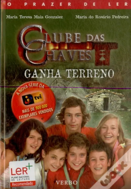 LIVRO - O Clube das Chaves Ganha Terreno Livro 1 de Maria Teresa Maia Gonzalez e Maria do Rosário Pedreira - USADO