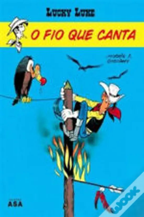 LIVRO - Lucky Luke - O Fio Que Canta de René Goscinny e Morris - USADO