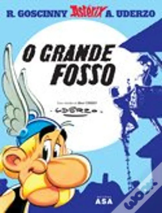 LIVRO - Astérix - O Grande Fosso Vol. 25 de René Goscinny e Albert Uderzo - USADO