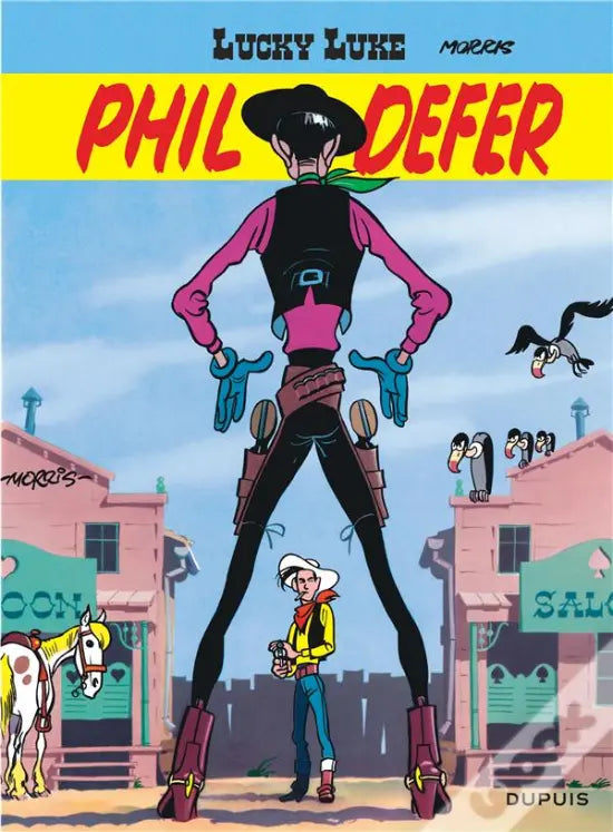 LIVRO - Lucky Luke T.8; Phil Defer de Goscinny, Rene Morris - USADO