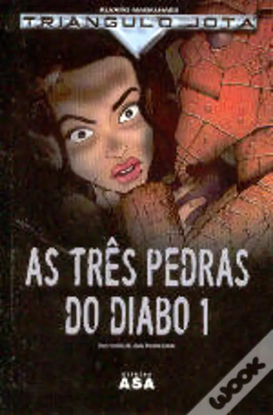 LIVRO - As Três Pedras do Diabo 1 de Álvaro Magalhães - USADO