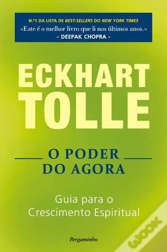 LIVRO - O Poder do Agora Guia para o crescimento espiritual de Eckhart Tolle - USADO