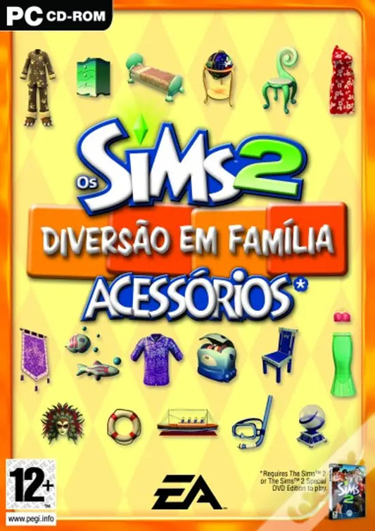 PC The Sims 2 Acessórios - Diversão em Família - USADO