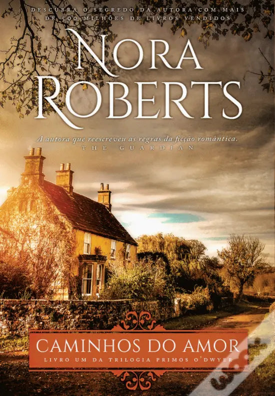 LIVRO - Caminhos do Amor Livro Um da Trilogia Primos O'Dwyer de Nora Roberts - USADO