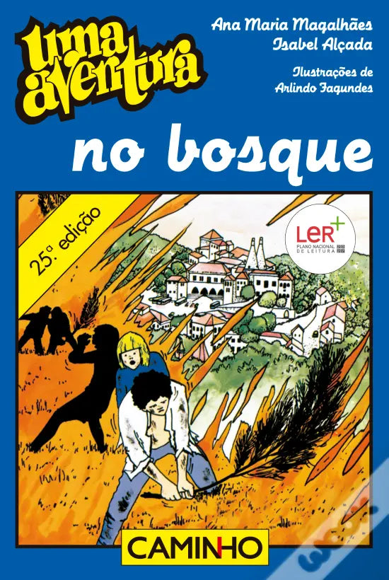 LIVRO - Uma Aventura no Bosque Volume 5 Livro 1 de Ana Maria Magalhães e Isabel Alçada - USADO