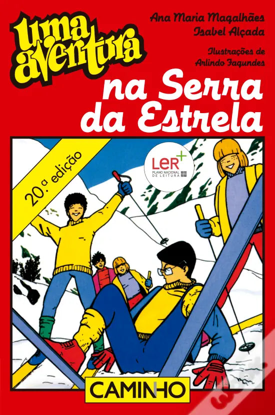 LIVRO - Uma Aventura na Serra da Estrela Volume 32 Livro 1 de Ana Maria Magalhães e Isabel Alçada - USADO