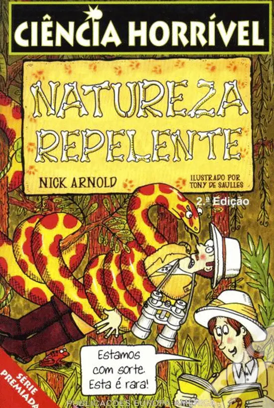 LIVRO - Natureza Repelente de Nick Arnold - USADO