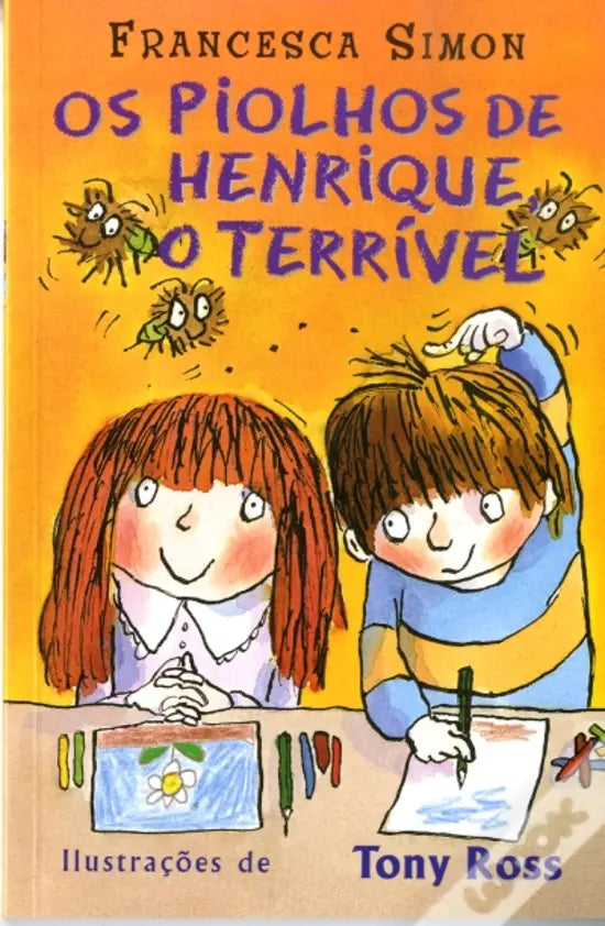 LIVRO - Os Piolhos de Henrique o Terrível de Francesca Simon - USADO