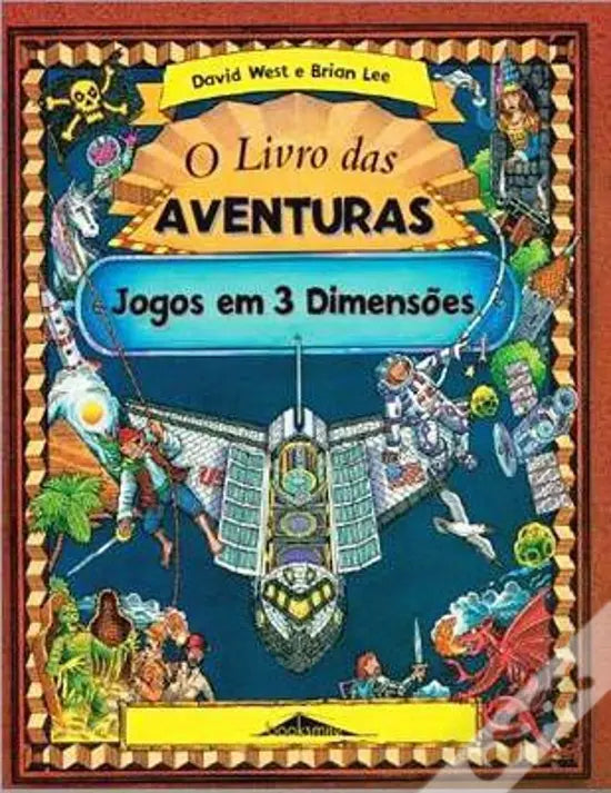 LIVRO - Livro das Aventuras Jogos em 3 dimensões de David West - USADO