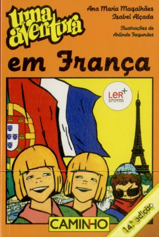 LIVRO - Uma Aventura em França Volume 28 Livro 1 de Ana Maria Magalhães e Isabel Alçada - USADO