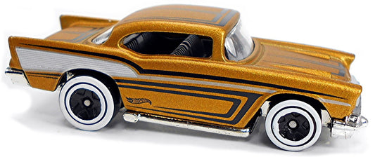 2022 '57 Chevy Frost Gold HOT WHEELS (LOOSE) - USADO