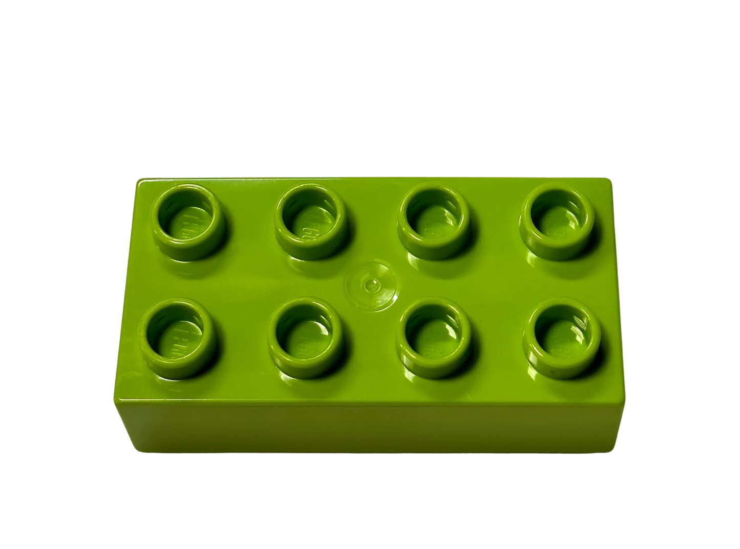 Cópia de LEGO PART 3011 Duplo Brick 2 x 4 (LIME) - USADO