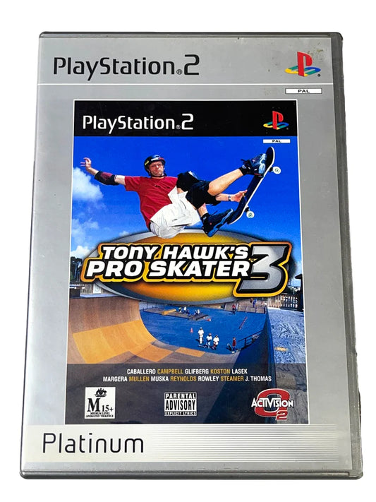 PS2 TONY HAWK´S PRO SKATER 3 ( PLATINUM ) - USADO