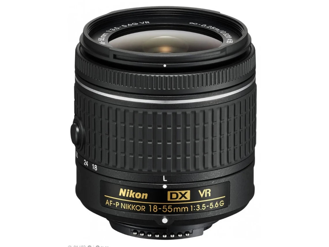Lente Nikon AF-S DX Nikkor 18-55mm f/3.5-5.6G VR - USADO (Grade B)