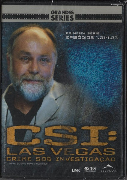 DVD CSI: LAS VEGAS CRIME SOB INVESTIGAÇÃO (EP 1.21 - 1.23) - NOVO